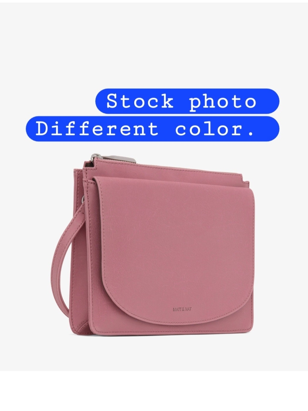 Matt & Nat Burgundy Vegan Crossbody Bag.